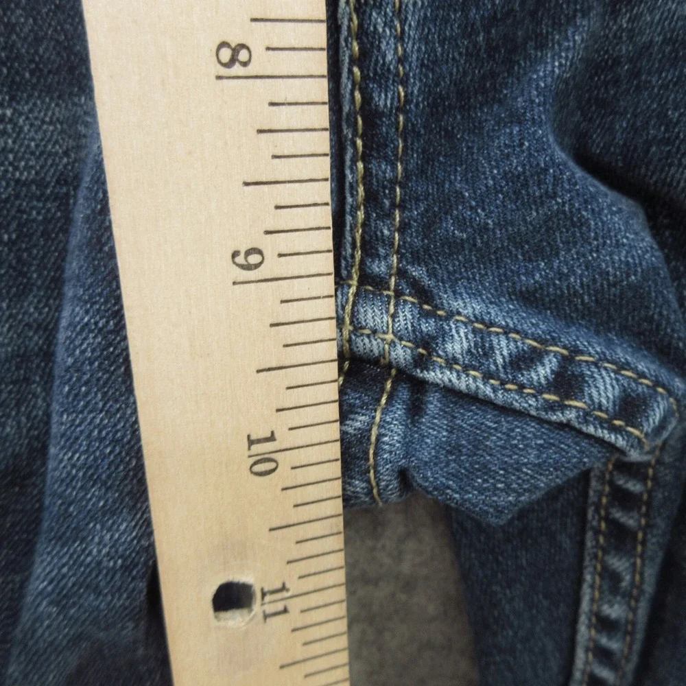 Hollister Epic Flex Men's Skinny Jeans Size 30x29 Blue Denim Cotton Distressed